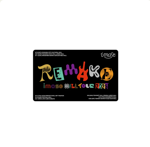 🎨 imase - Remake - TOUR STICKER "Remake" ♪︎