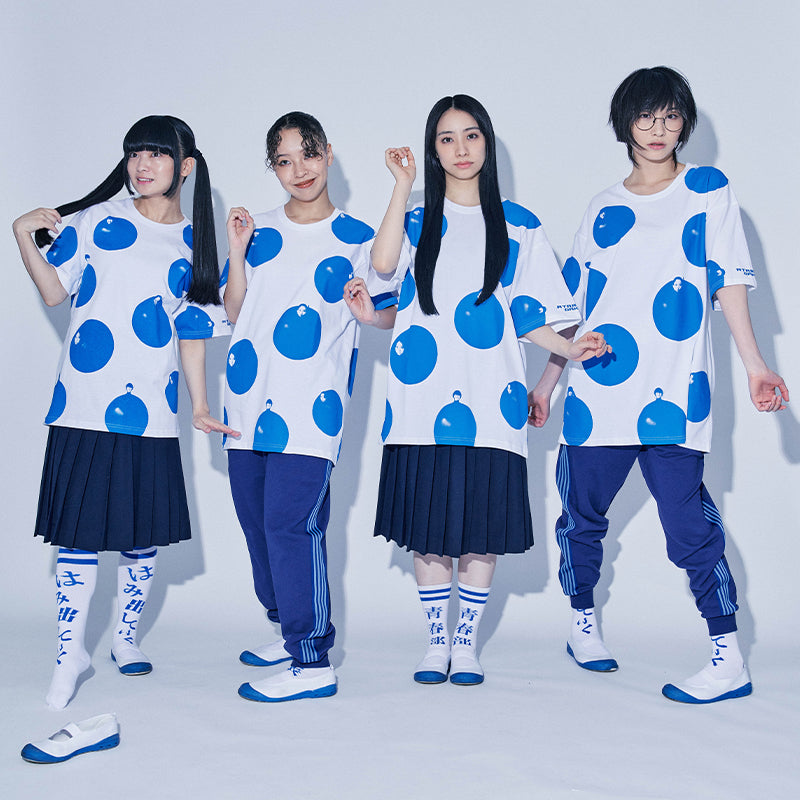 🏫 ATARASHII GAKKO! - AG! - 青丸AG!TEE/WHITE ♪︎