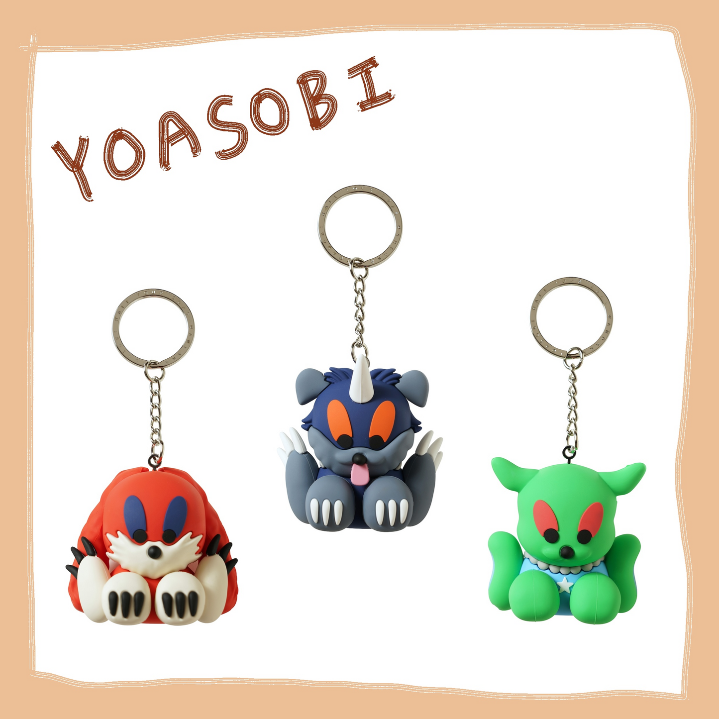⭐ YOASOBI - WAN!WAN! - PVC KeyChain ♪︎ - 【中期預購-12月上旬】