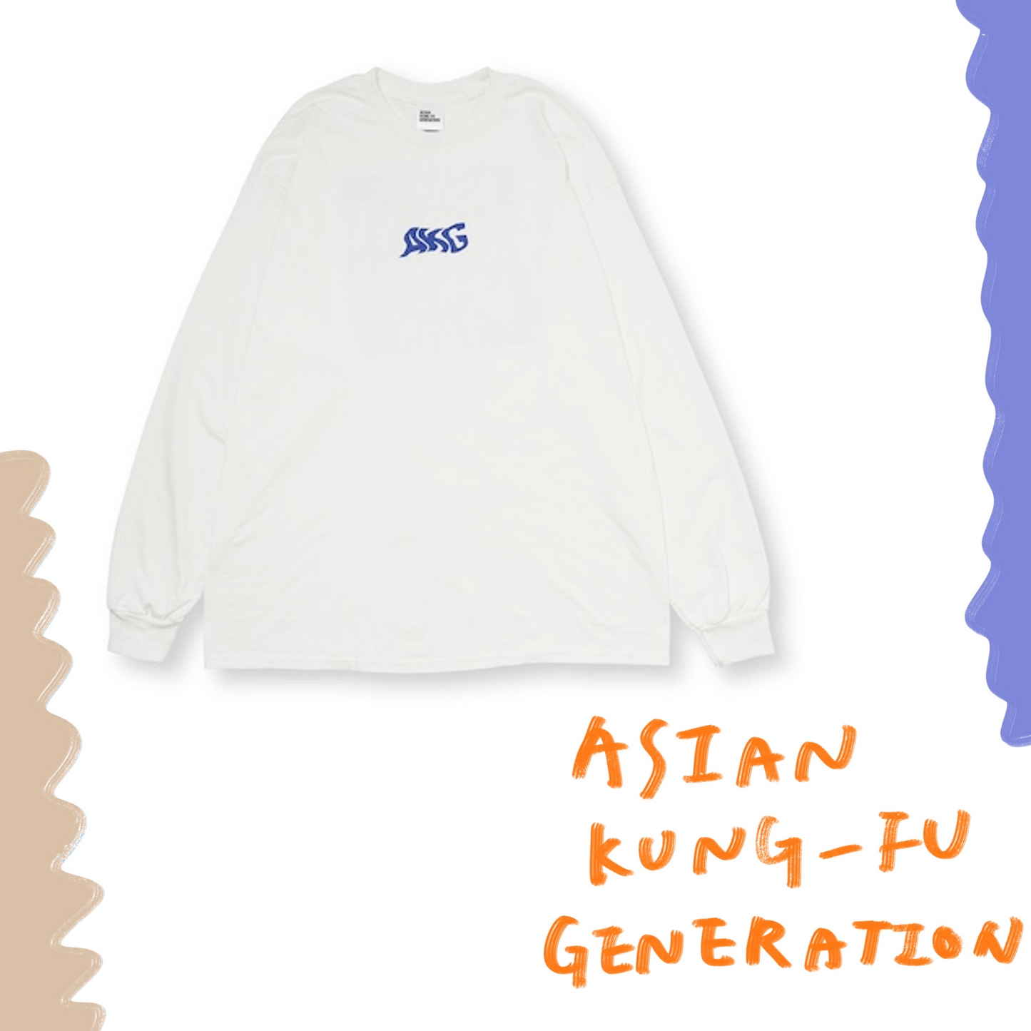 🍂 ASIAN KUNG-FU GENERATION - 2025 OFFICIAL GOODS - WATER LOGO T-Shirt ♪︎ - 【中期預購-8月下旬】