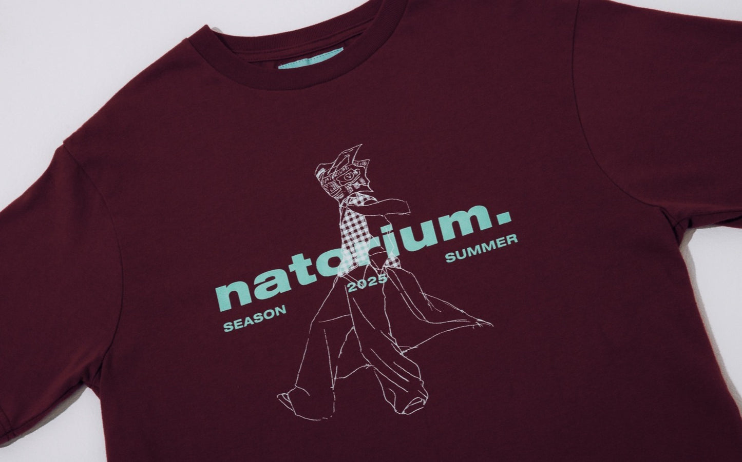 🎧 NATORI - DRESSING ROOM S/S Tee - 酒紅色 ♪︎