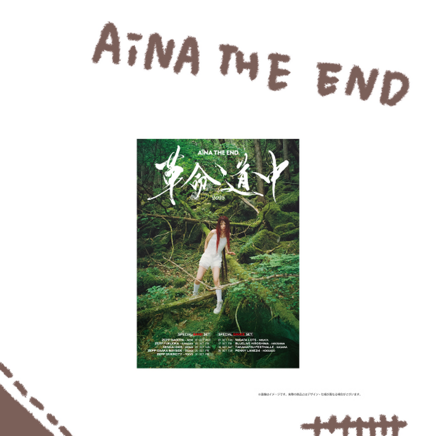 💣 AiNA THE END - ONEMAN TOUR 「革命道中」 - 革命道中限定海報 ♪︎