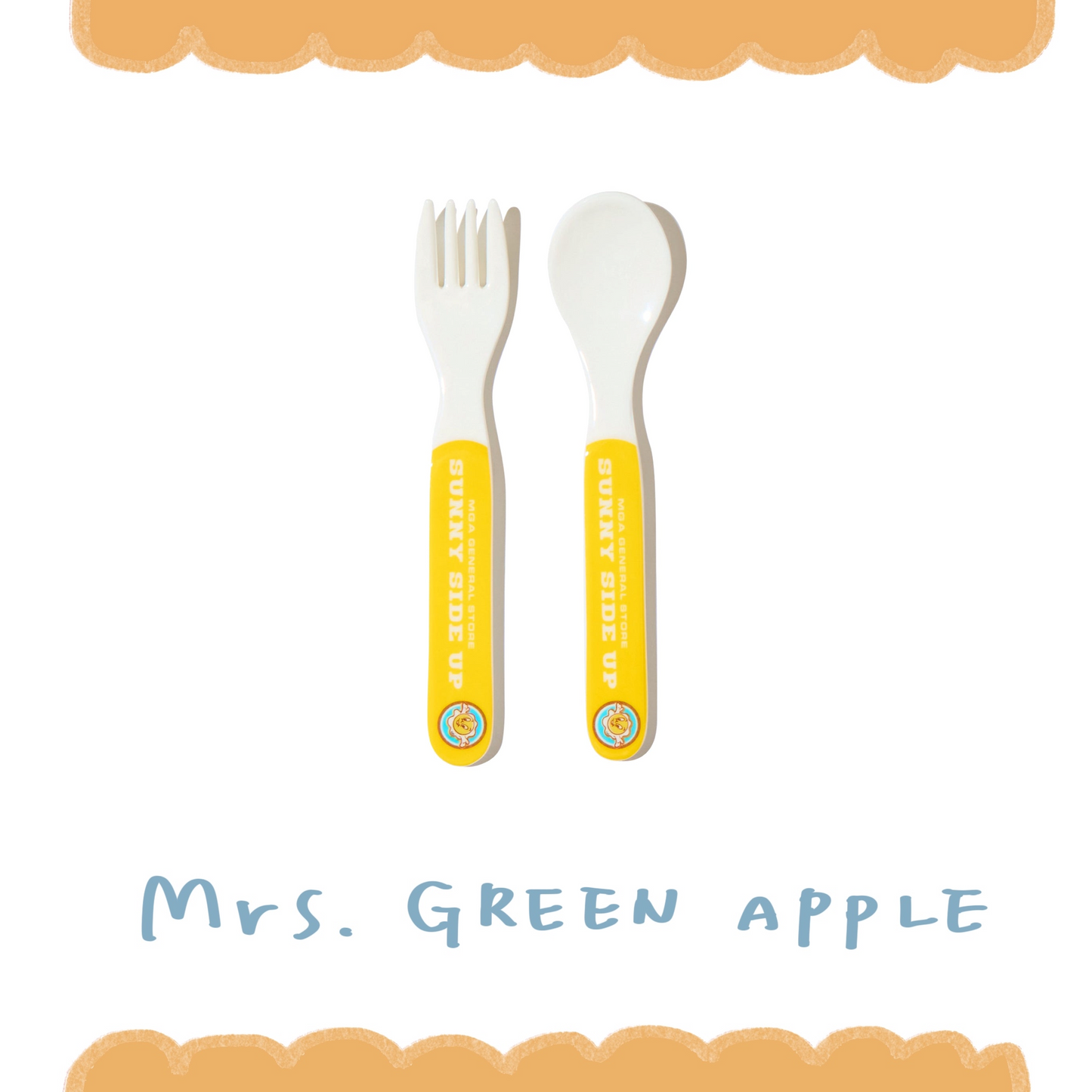 🍏 Mrs. GREEN APPLE - MAGICAL 10 YEARS LANDMARK - 「breakfast」餐具組 / 黃色 ♪︎ - 【中期預購-12月中旬】