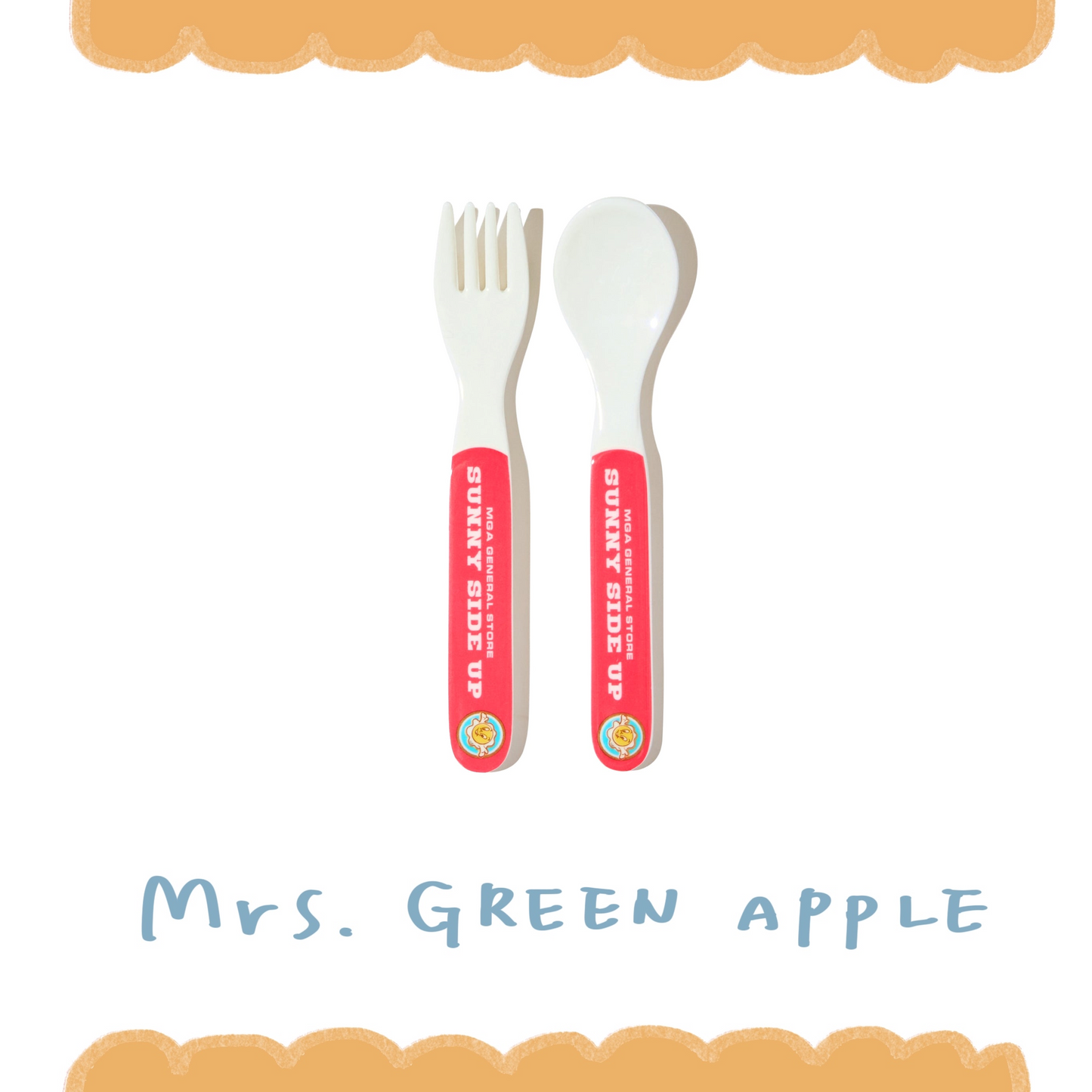 🍏 Mrs. GREEN APPLE - MAGICAL 10 YEARS LANDMARK - 「breakfast」餐具組 / 紅色 ♪︎ - 【中期預購-12月中旬】