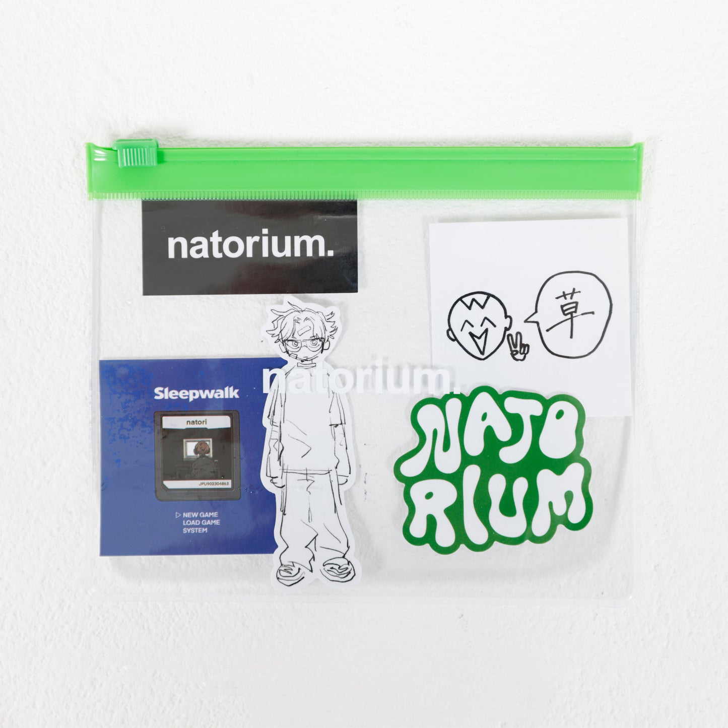 🎧 NATORI - natorium - 束口袋/貼紙組 ♪︎