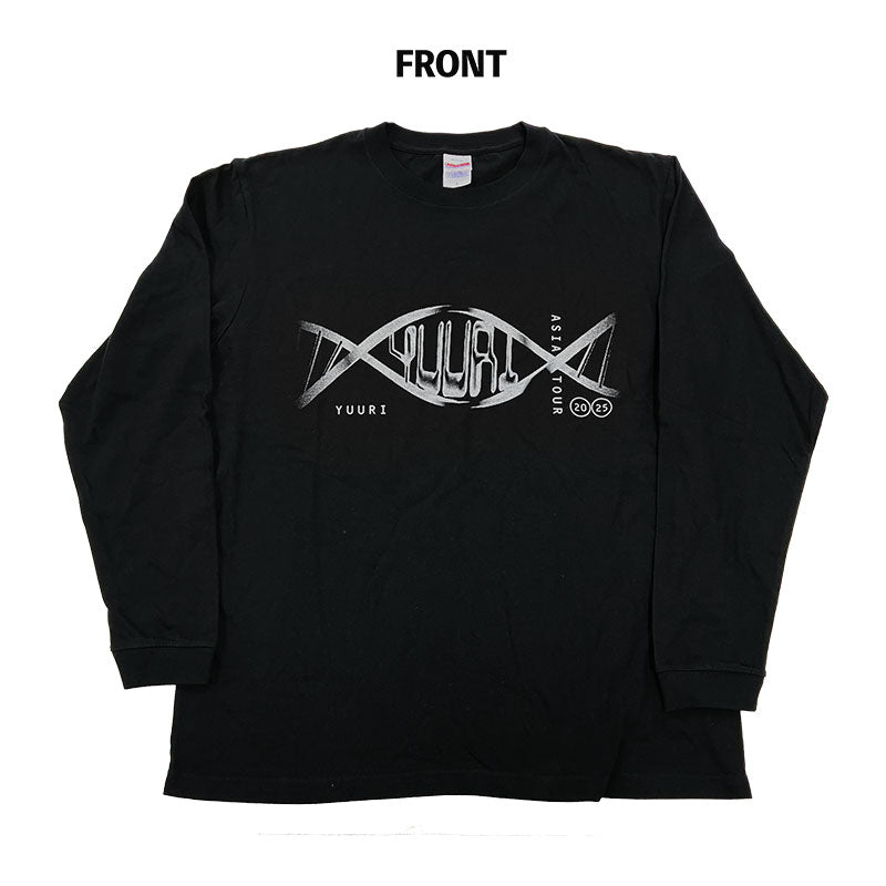 🌪️ 優里 - YUURI ASIA TOUR 2025 - 金屬Logo 長袖T-Shirt ♪︎ - 【中期預購-12月中旬】