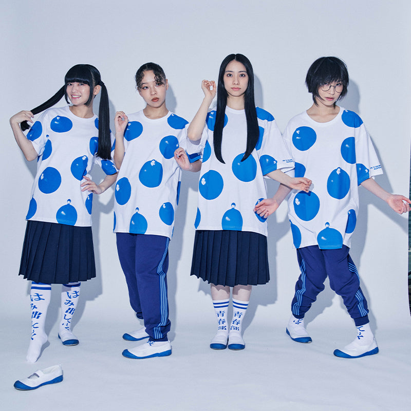 🏫 ATARASHII GAKKO! - AG! - 青丸AG!TEE/WHITE ♪︎