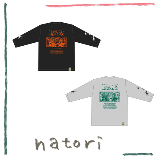 🎧 NATORI - 摩擦 - long T-shirt ♪︎