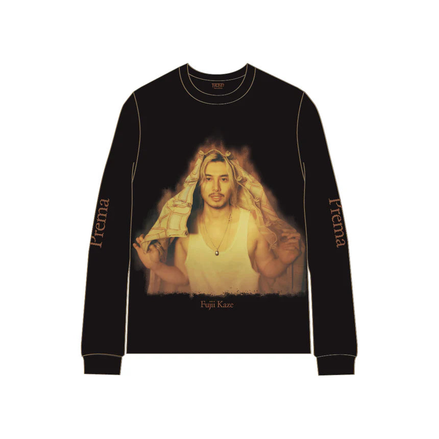 🌾 Fujii Kaze - Prema - Long Sleeve T-Shirt (Black Prema) ♪︎ - 【長期預購-12月上旬】