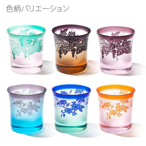 太武朗工房 - 雕刻 夢柄子 「鐵線蓮」 - 酒杯 (藍紫款) ♪︎