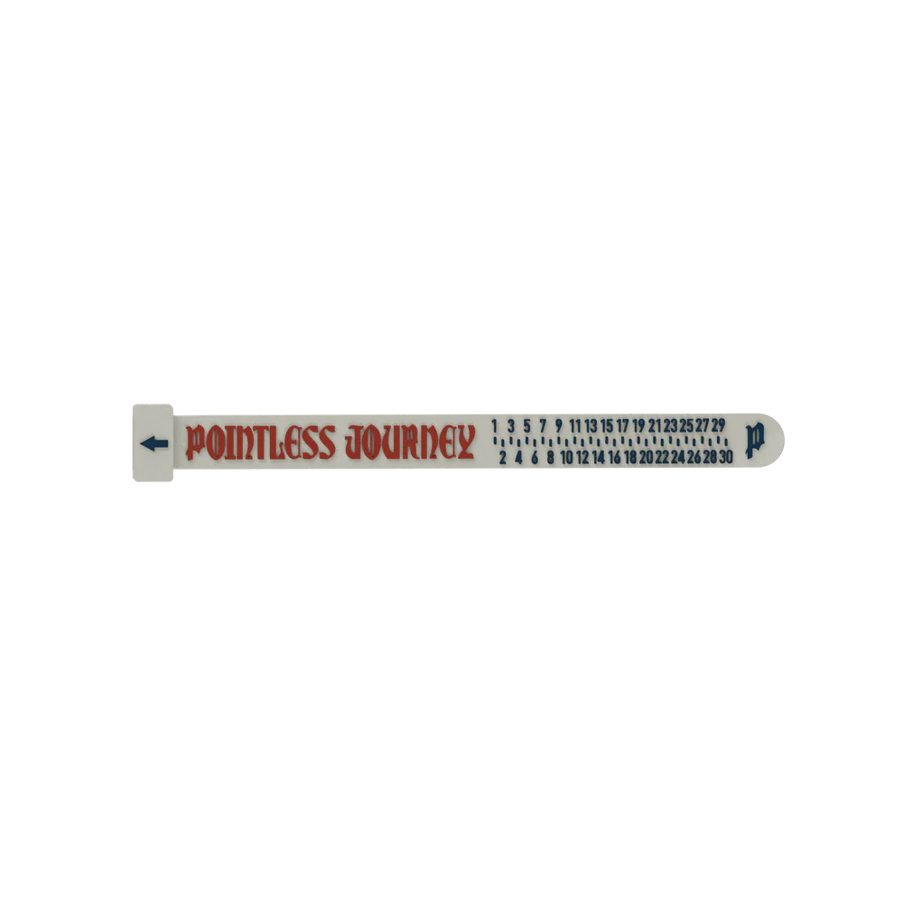 👑🐂 Pointless Journey 常田大希 - 橡膠量尺戒指– 白色 ♪︎ - 【長期預購-2026/01】