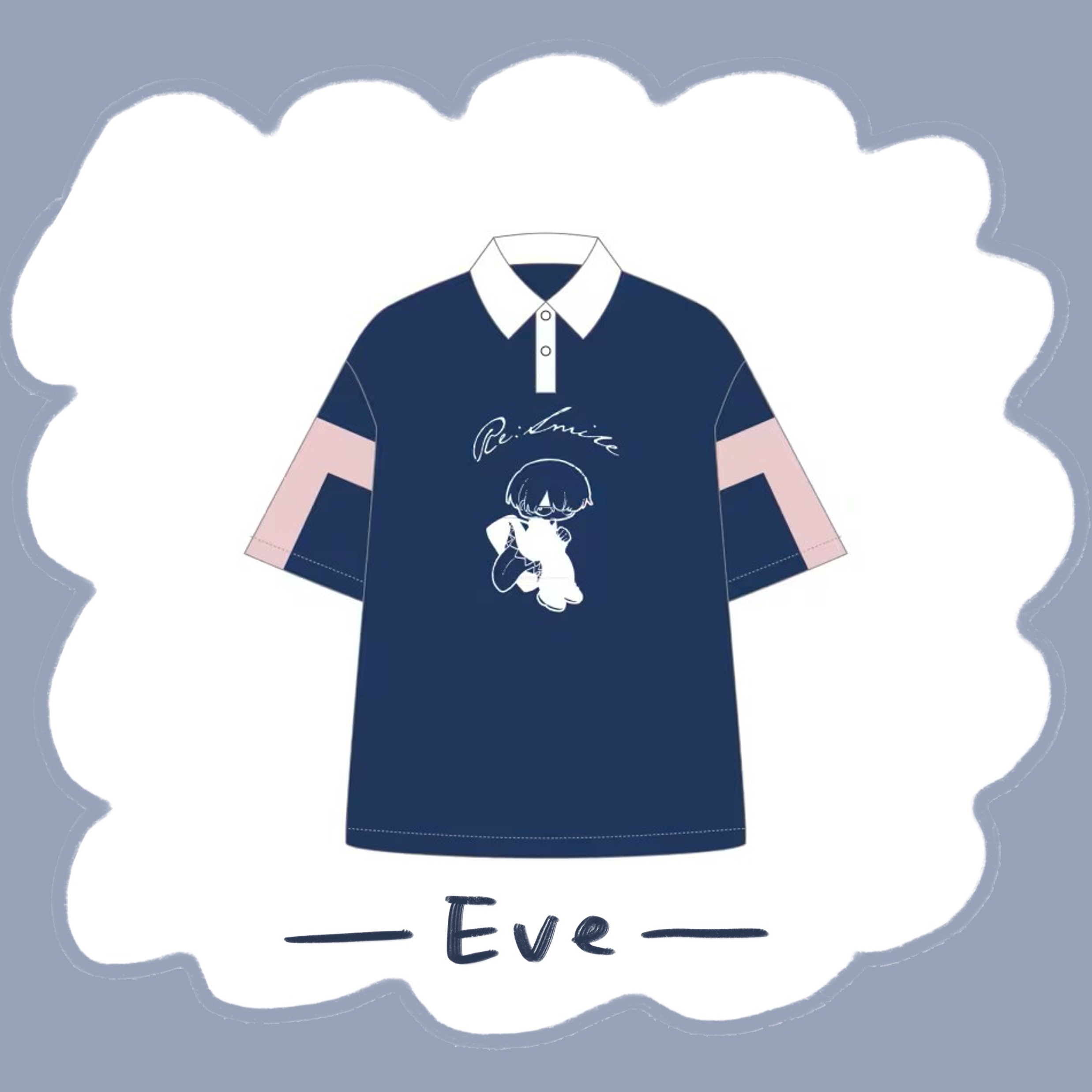 🎮 Eve - Eve Live 2026 [Re:Smile] - Polo衫[navy×sakura