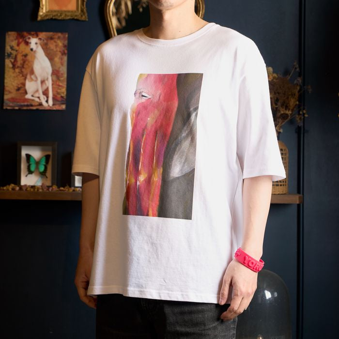 🌙 YORUSHIKA - 第一人稱 - n-buna插畫 T-ShirtA(火星人) ♪︎