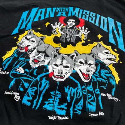 🐺 MAN WITH A MISSION - デルタ/ハカセ短袖上衣 ♪︎