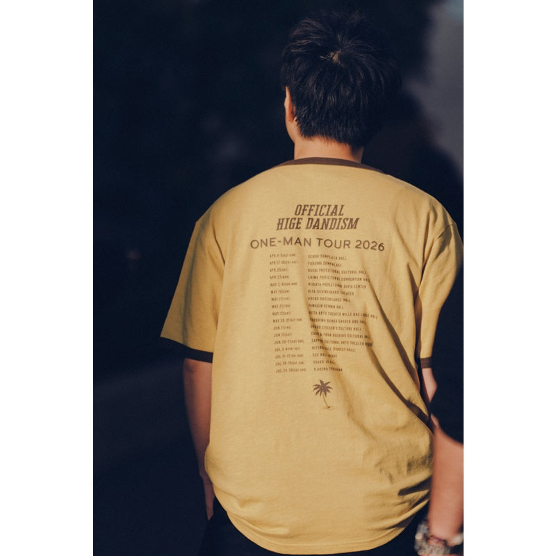 🎹 Official髭男dism - one-man tour 2026 - T-Shirt Mustard ♪︎