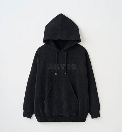 ⬜ Glass Heart x ABYTS - MOLD KNIT HOODIE ♪︎ - 【長期預購-12月下旬】