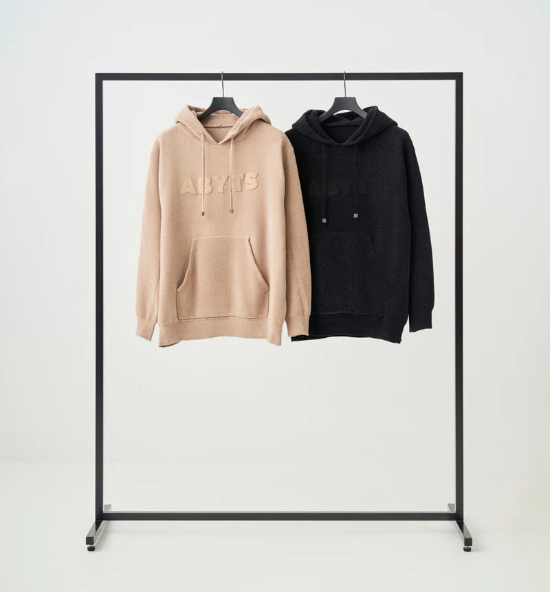 ⬜ Glass Heart x ABYTS - MOLD KNIT HOODIE ♪︎ - 【長期預購-12月下旬】