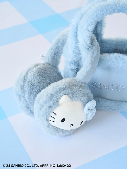 【客製代購#WGCO1001 】- Hello Kitty 聯名商品 - 藍色耳罩 ♪ ︎
