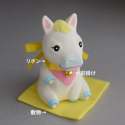 城南窯 - 新年手作2026 - 招福馬之介 (白馬) ♪︎ - 【中期預購-202602】