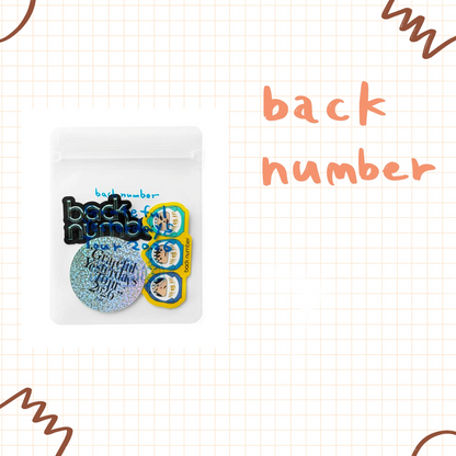 🌊 back number - Grateful Yesterdays Tour 2026 - 附收納袋貼紙組 ♪︎ - 【長期預購-202701】
