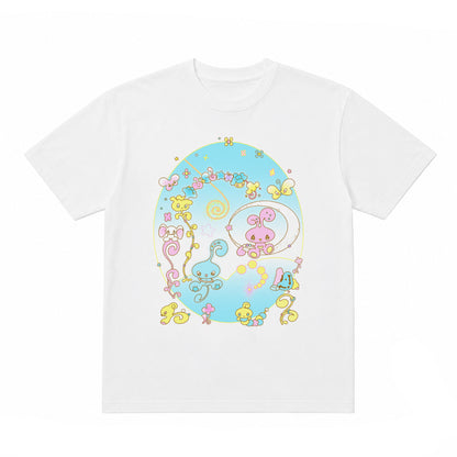⭐ YOASOBI - 超惑星 - Aliens T-Shirt White ♪︎ - 【長期預購-11月下旬】