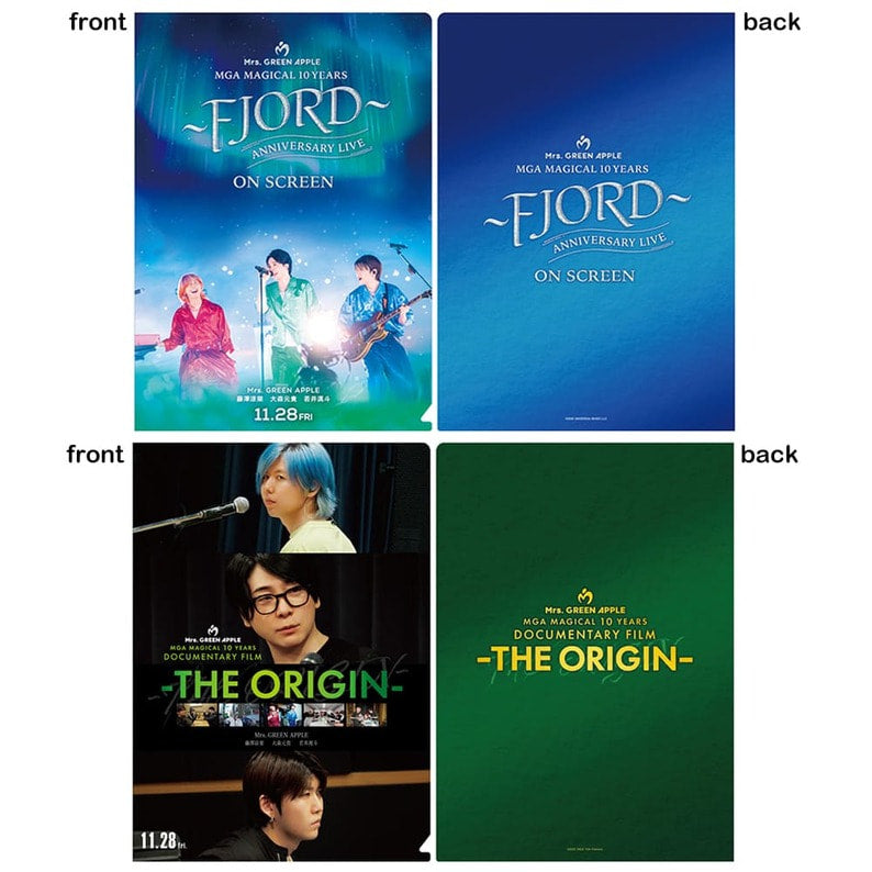 🍏 Mrs. GREEN APPLE - MGA MAGICAL 10 YEARS FILM - 資料夾組 ♪︎ - 【長期預購-202603】