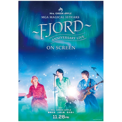🍏 Mrs. GREEN APPLE - MGA MAGICAL 10 YEARS FILM - 透明海報 ♪︎ - 【長期預購-202603】