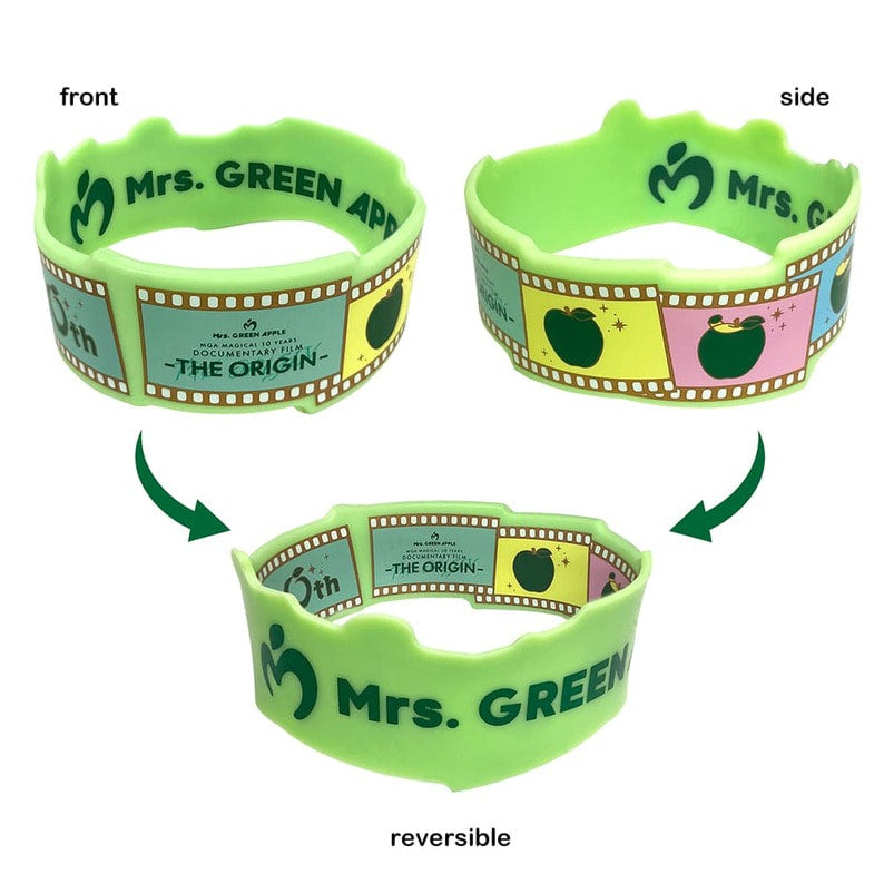 🍏 Mrs. GREEN APPLE - MGA MAGICAL 10 YEARS FILM - 橡膠手環 ♪︎ - 【長期預購-202603】