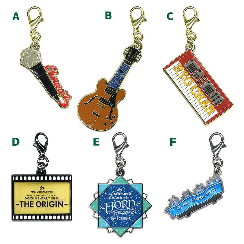 🍏 Mrs. GREEN APPLE - MGA MAGICAL 10 YEARS FILM - 隨機金屬鑰匙圈系列 (共6種) ♪︎ - 【長期預購-202603】