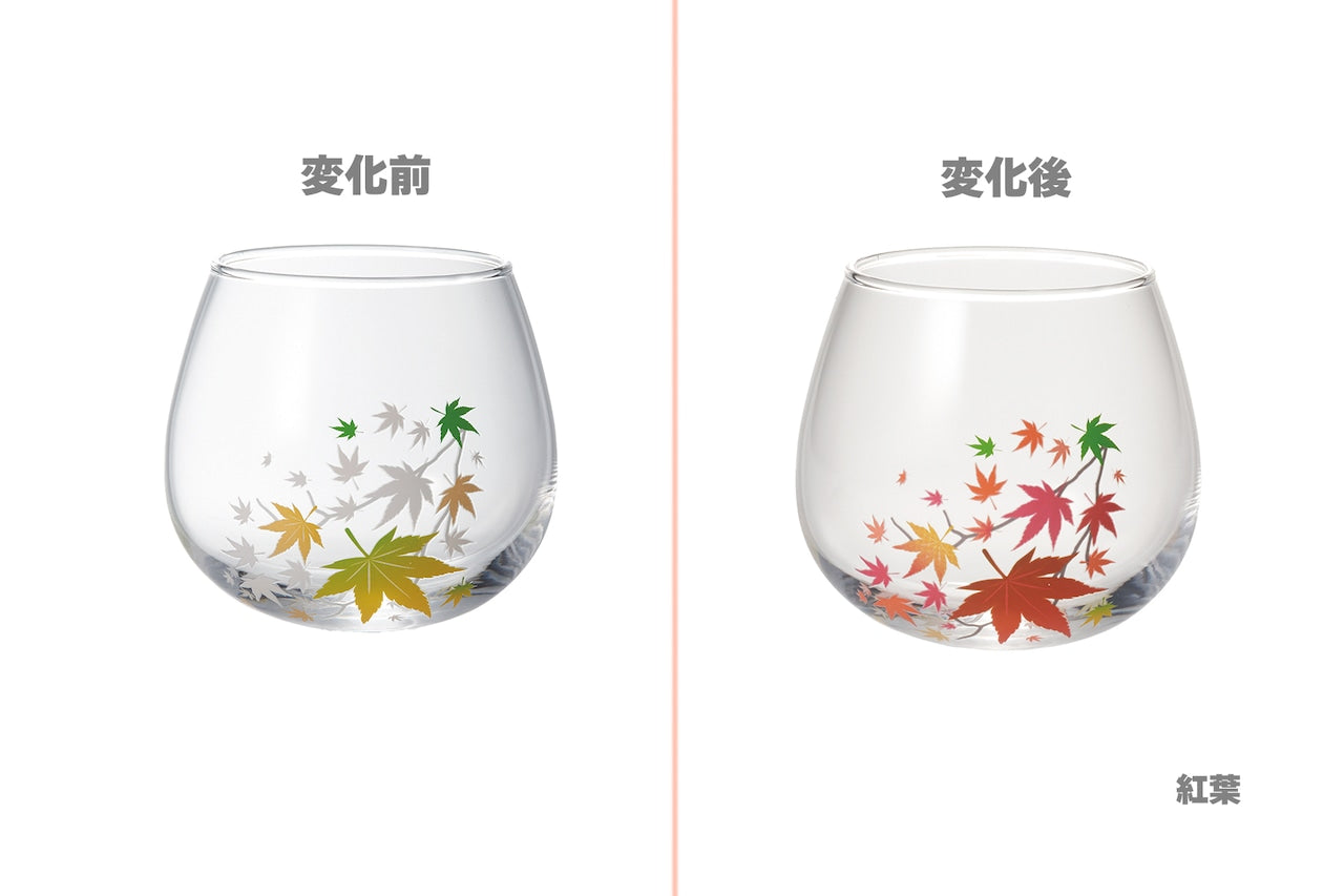 丸モ高木 - 紅葉 - 冷感晃晃玻璃杯 ♪︎
