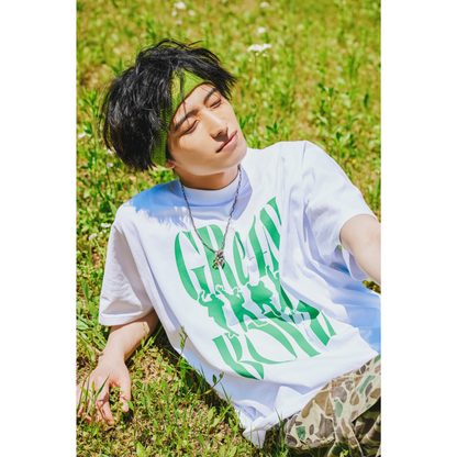 🦷 GRe4N BOYZ - 2025 ❛THE XY❜ 巡迴周邊第1彈 - 白正裝【T-Shirt A 白】 ♪︎