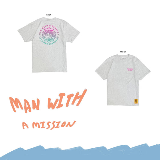 🐺 MAN WITH A MISSION - 15週年紀念LOGO上衣 ♪︎