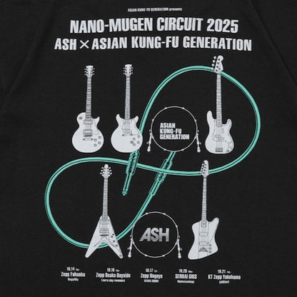 🍂 ASIAN KUNG-FU GENERATION - 2025 OFFICIAL GOODS - NANO MUGEN CIRCUIT T-Shirt ♪︎