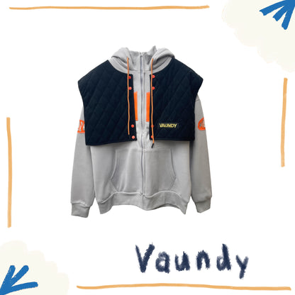 🍥 Vaundy - "SILENCE" - Patch Vest ShhHoodie ♪︎