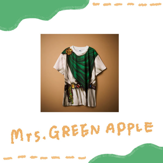 🍏 Mrs. GREEN APPLE - “BABEL no TOH” - Immersive T-shirt / GREEN ♪︎ - 【長期預購-202604】