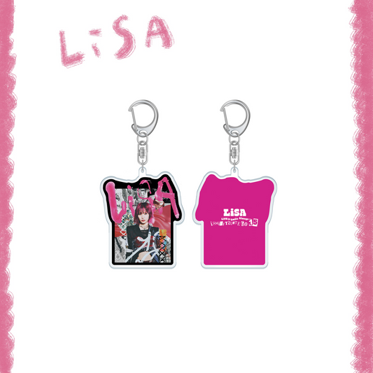 ❤️‍🔥 LiSA - ASiA TOUR 2026 LiVE is Smile Always～15～ - 壓克力鑰匙圈 ♪︎