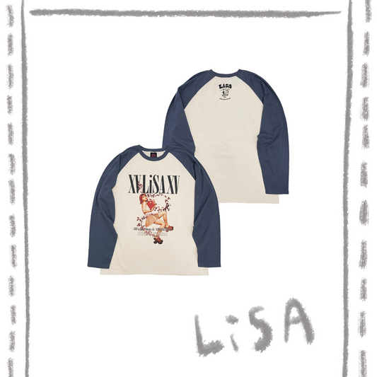 ❤️‍🔥 LiSA - LiVE is Smile Always～15～ - 15 插肩長袖T-Shirt ♪︎