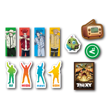 🦷 GRe4N BOYZ - 2025 ❛THE XY❜ 巡迴周邊第2彈 - 案件 (A)小貼紙組 ♪︎