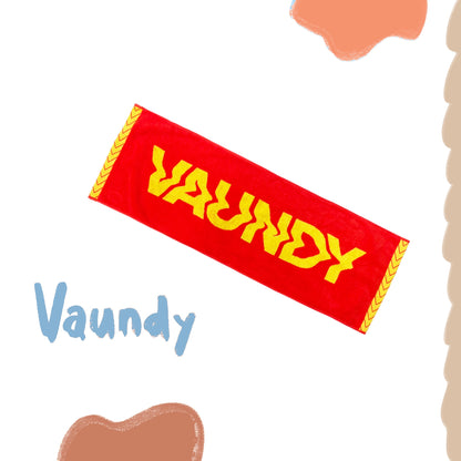 🍥 Vaundy - 【OSAKA limited】Logo Jacquard Towel［Red×Yellow］ ♪︎