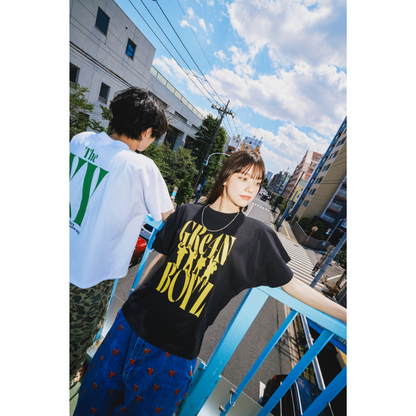 🦷 GRe4N BOYZ - 2025 ❛THE XY❜ 巡迴周邊第1彈 - 黑正裝【T-Shirt A 黑】 ♪︎