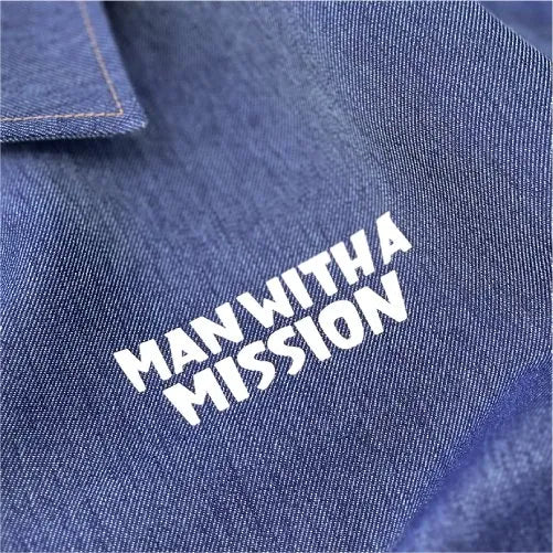 🐺 MAN WITH A MISSION - 單寧風教練外套〈15周年紀念款〉 ♪︎