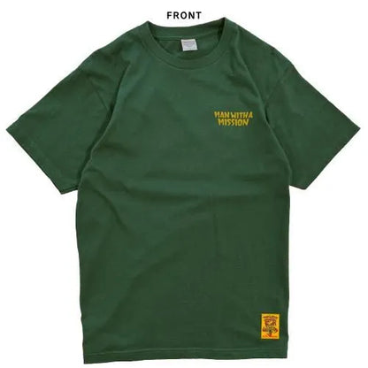 🐺 MAN WITH A MISSION - 15th Anniv - LOGO T-Shirt (ivy green) ♪︎