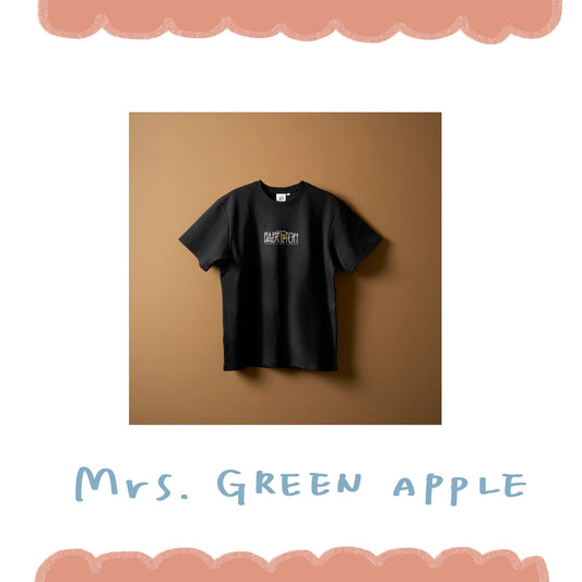 🍏 Mrs. GREEN APPLE - “BABEL no TOH” - T-Shirt / BLACK ♪︎ - 【長期預購-202604】