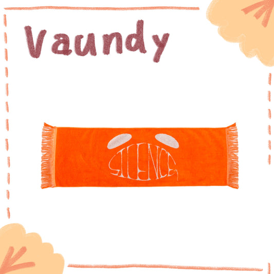 🍥 Vaundy - "SILENCE" - Glitter Logo Towel ♪︎