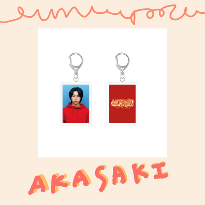 🟥 AKASAKI - 「last YOUNG」 - 「19歲」證件照鑰匙圈 ♪︎