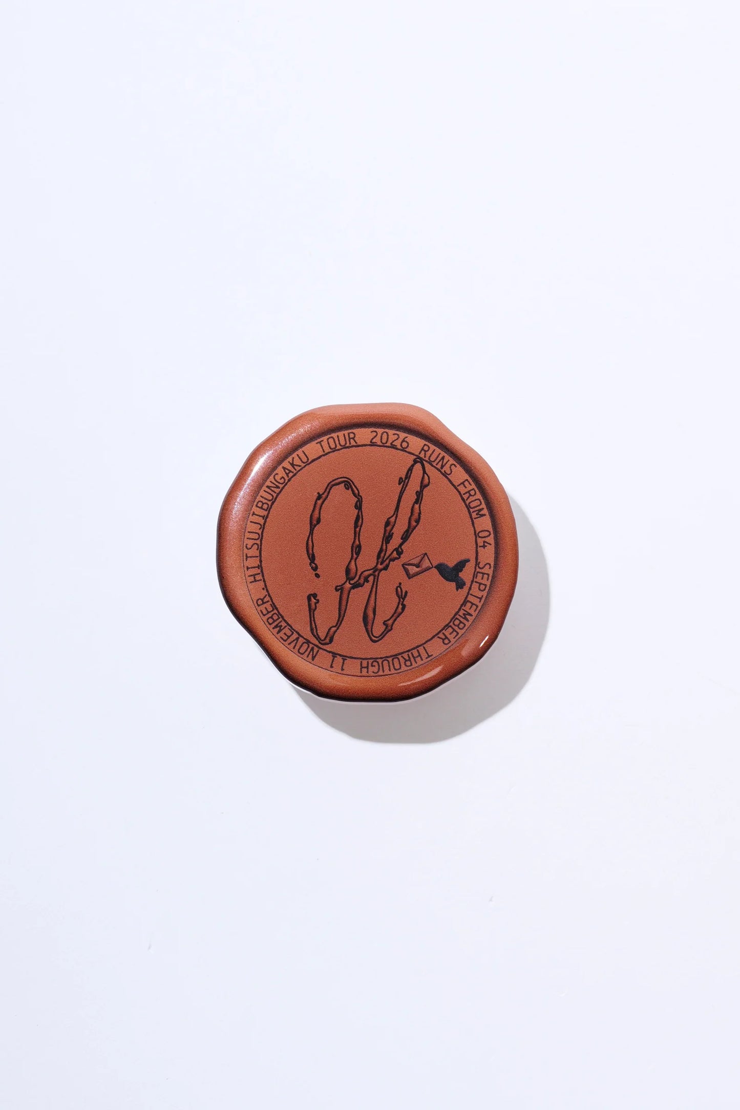 🐑 羊文學 - TOUR 2026 ”すーーーはーーー” - Sealing Wax Phone Grip [BROWN] ♪