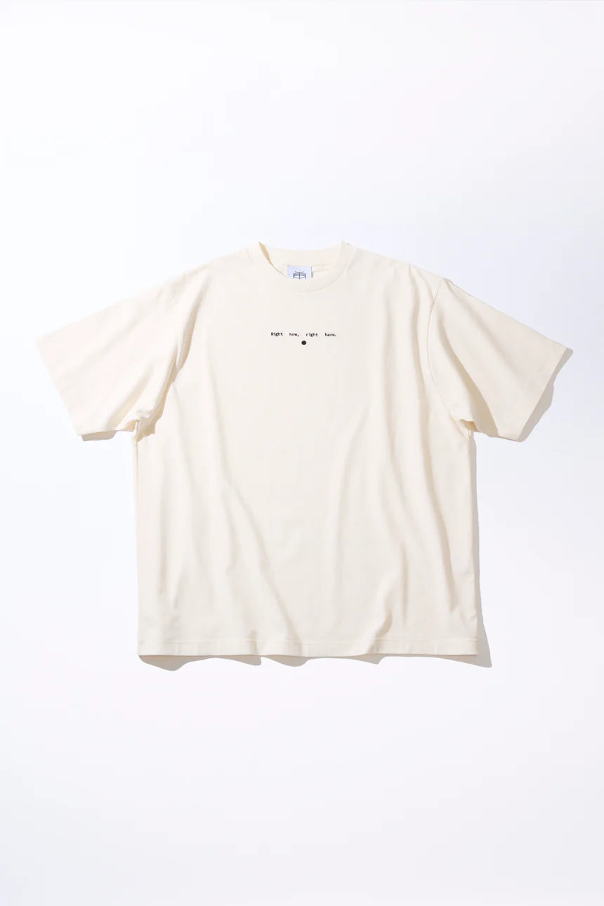 🐑 羊文學 - Right now, right here. - T-Shirt [OFF WHITE] ♪