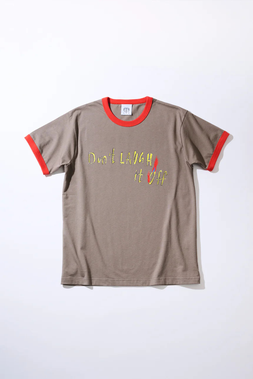 🐑 羊文學 - D o n’ t L a u g h I t O f f - T-Shirt [GRAY×RED] ♪