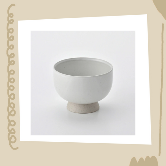 石丸陶藝 - 宙(SORA)丼碗 - 白色 ♪︎