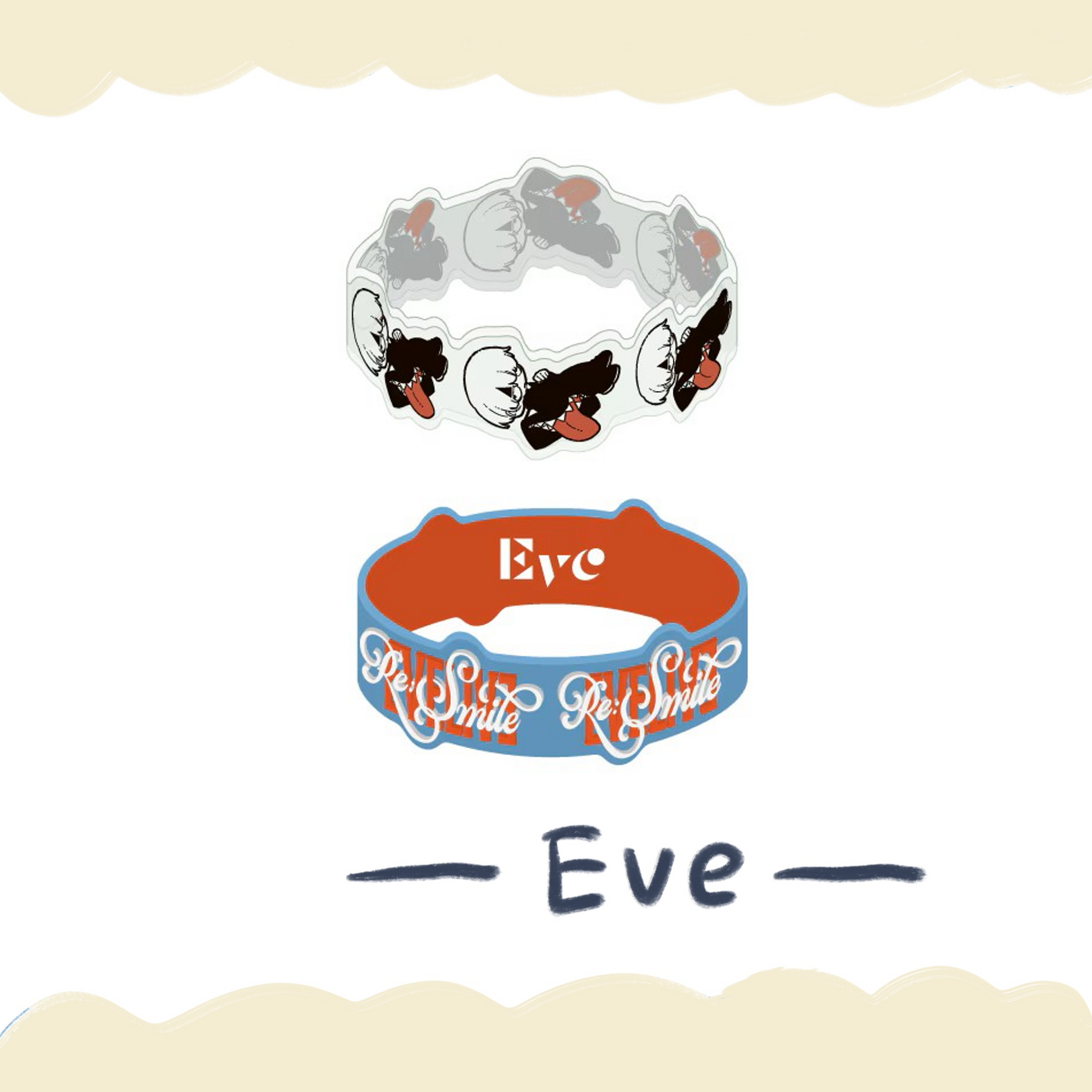 🎮 Eve - Eve Live 2026 [Re:Smile] - 橡膠手環♪︎ – ワガママ任性屋